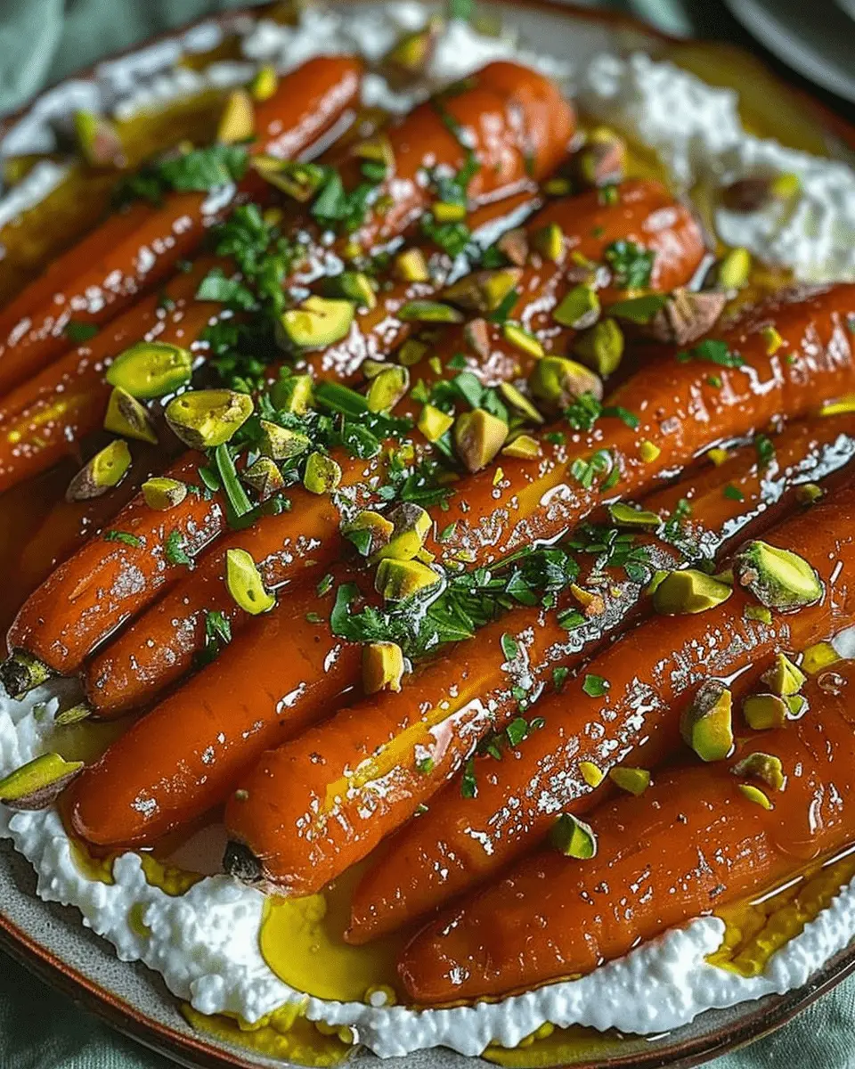 Roasted Carrots with Whipped Ricotta and Hot Honey 7 3 min 2