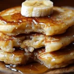 Fluffy Banana Cottage Cheese Pancakes