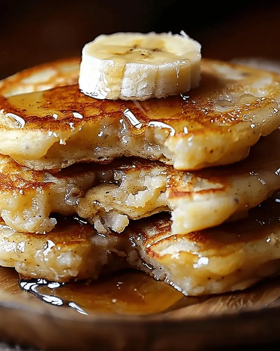 Fluffy Banana Cottage Cheese Pancakes