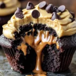 Gooey-Peanut-Butter-Lava-Cupcakes