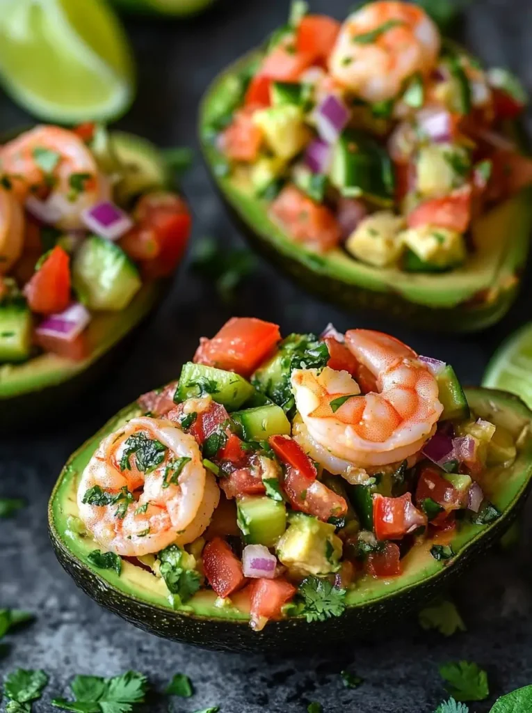 Shrimp-Stuffed Avocados