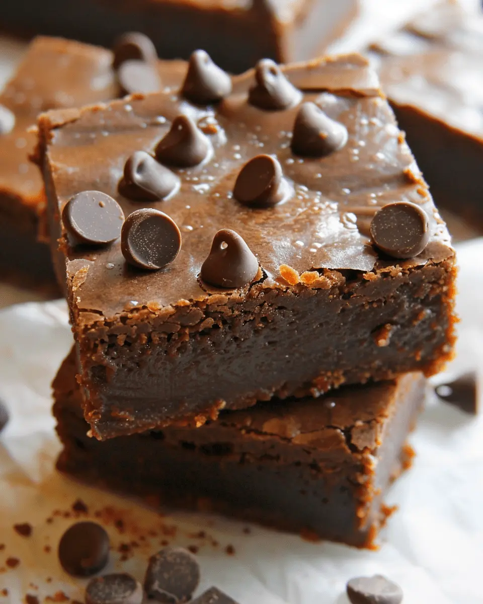 Easy Cottage Cheese Brownies