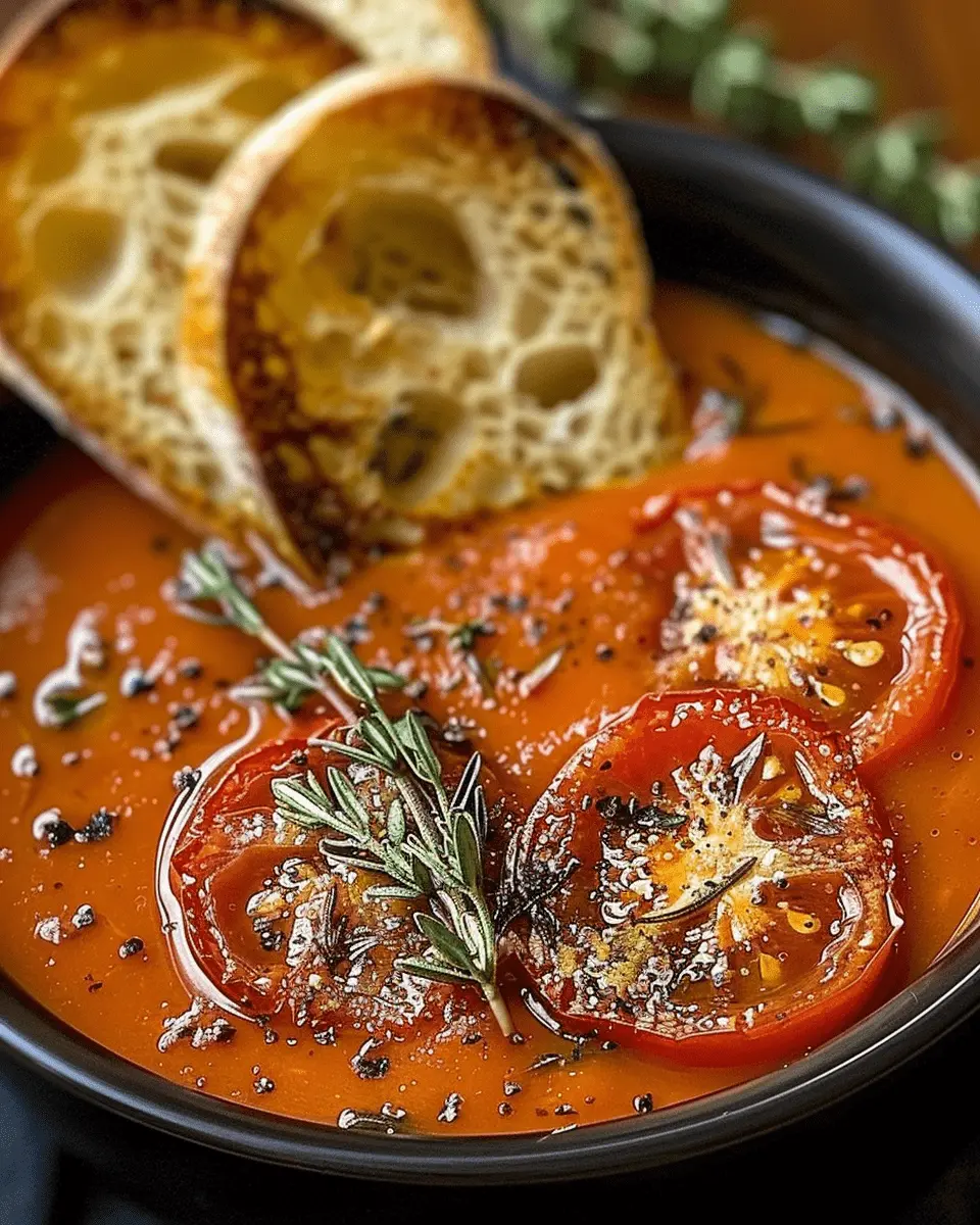 Creamy Roasted Tomato and Garlic Soup 6 Creamy Roasted Tomato and Garlic Soup