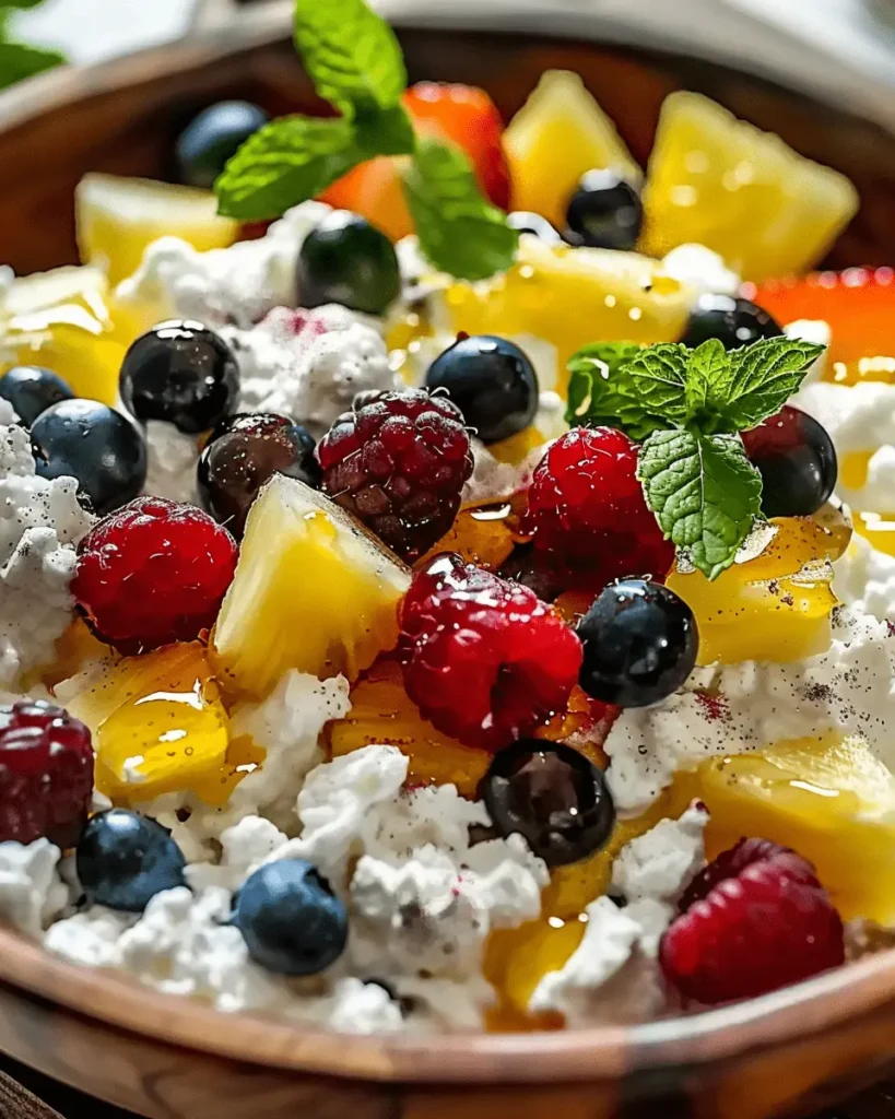 Cottage Cheese and Fruit Salad