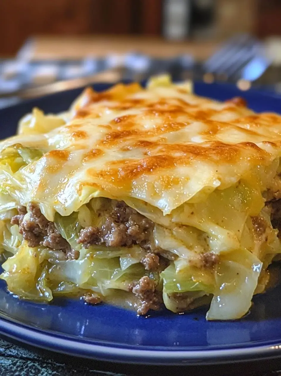 Creamed Cabbage and Ground Beef Casserole 1