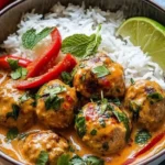 Thai Chicken Meatball Curry 1