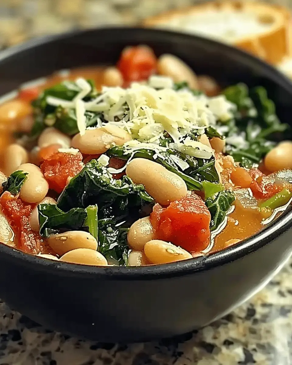 Mediterranean White Beans and Greens