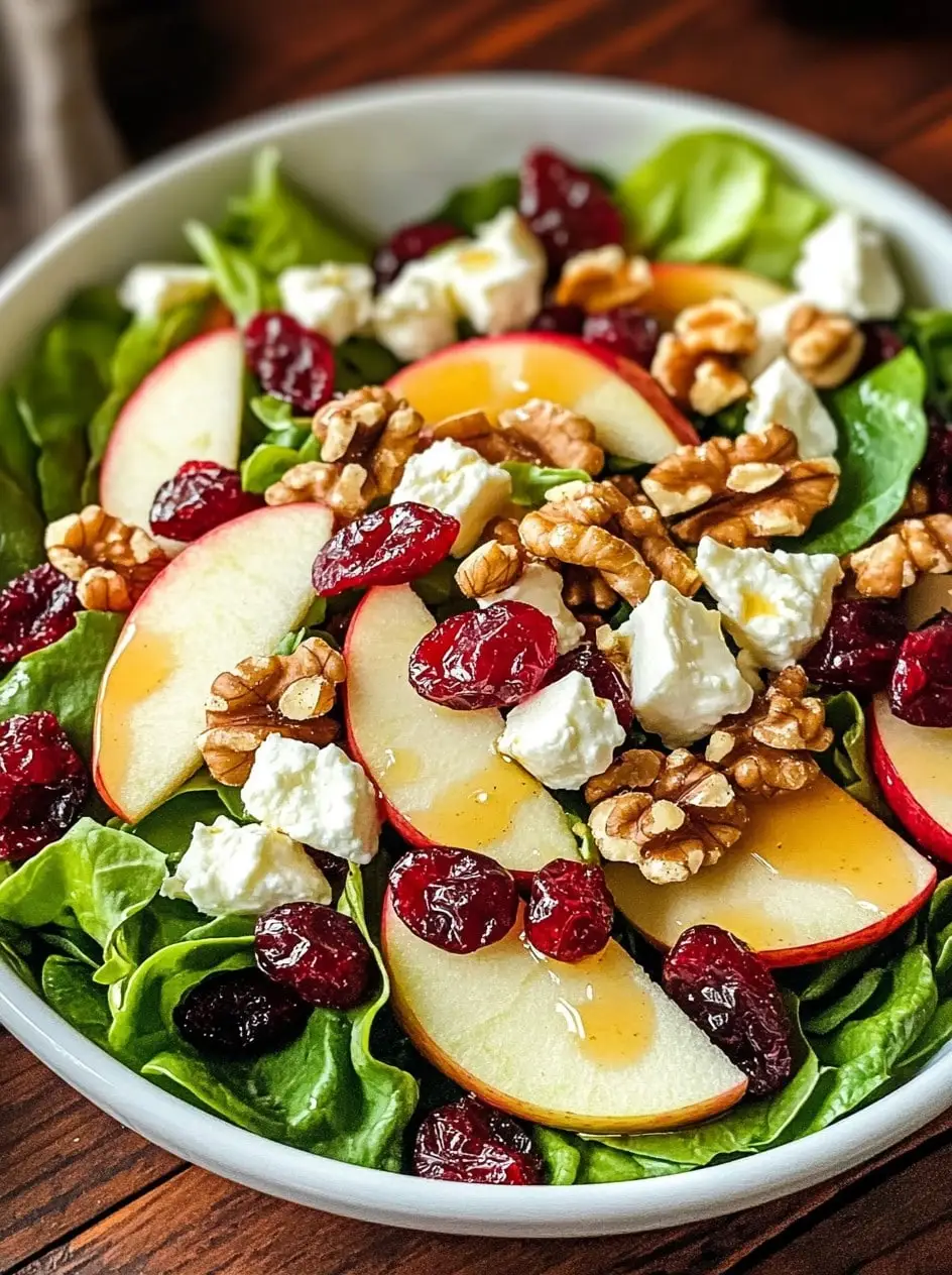 Apple Walnut Salad with Maple Dijon Vinaigrett 1