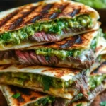 Chimichurri Grilled Steak Quesadilla with Avocado Chimichurri 1