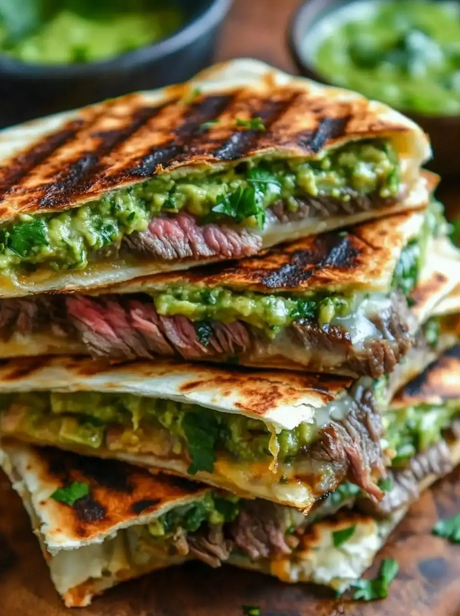 Chimichurri Grilled Steak Quesadilla with Avocado Chimichurri 1