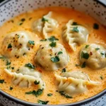 Creamy Thai Dumpling Soup