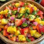 Refreshing Strawberry Pineapple Salsa