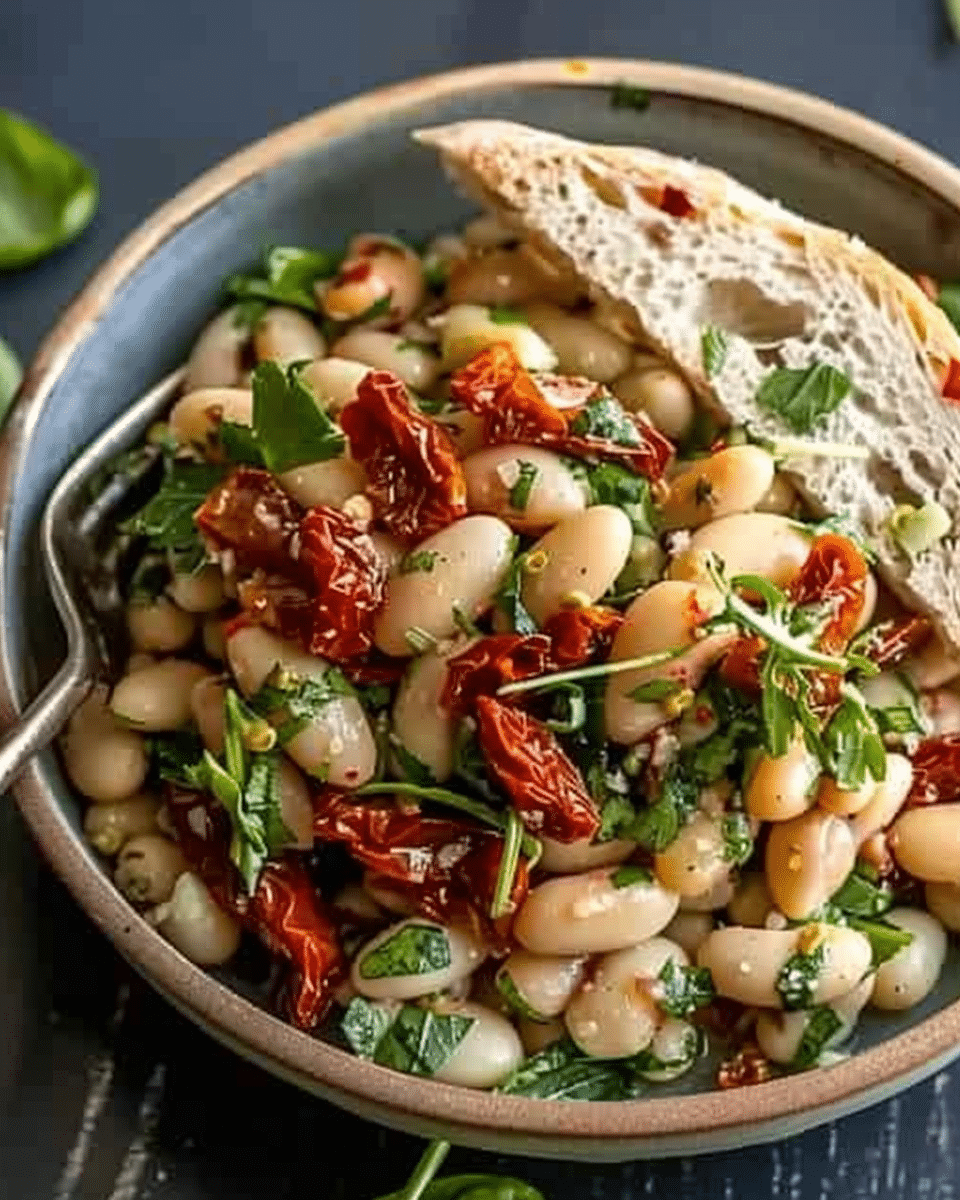 Marinated Sun-Dried Tomato Bean Salad 1