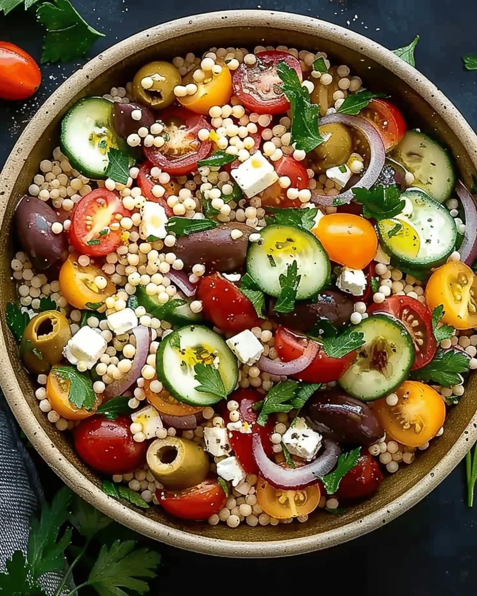 Mediterranean couscous salad 1
