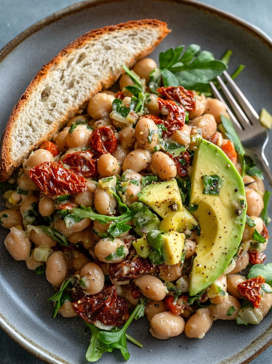 Marinated Sun-Dried Tomato Bean Salad