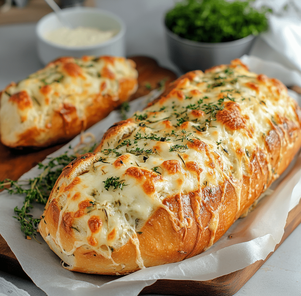 Delicious Italian Herbs Cheese Bread Recipe 2 Recipe Introduction Image