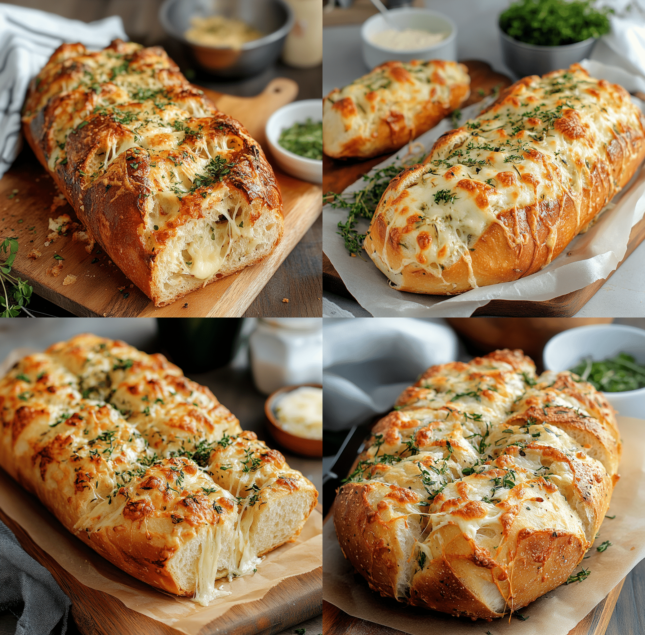 Delicious Italian Herbs Cheese Bread Recipe 4 Serving Suggestion