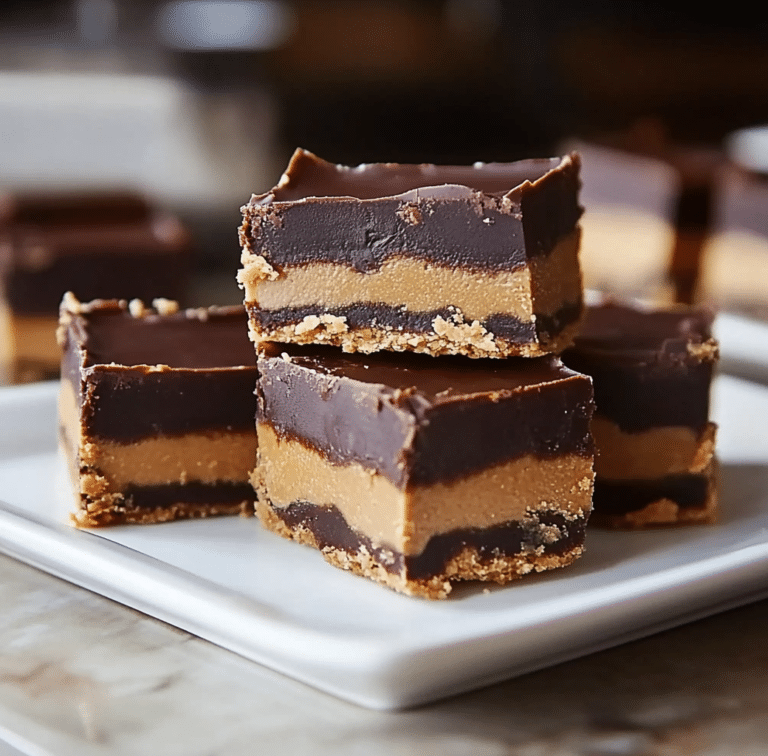 No Bake Peanut Butter Bars – Easy Recipe