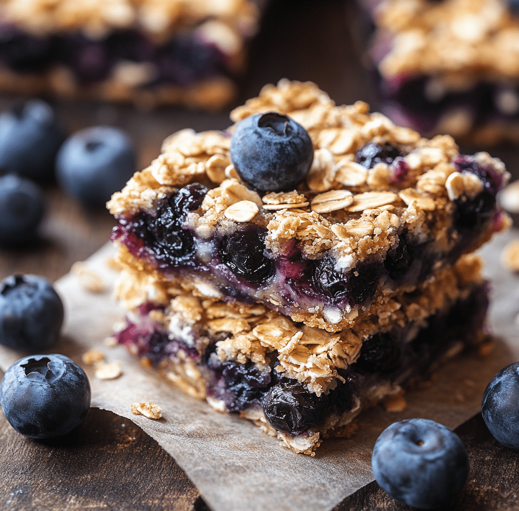 Irresistible Blueberry Oatmeal Bars Recipe 2 Recipe Introduction Image