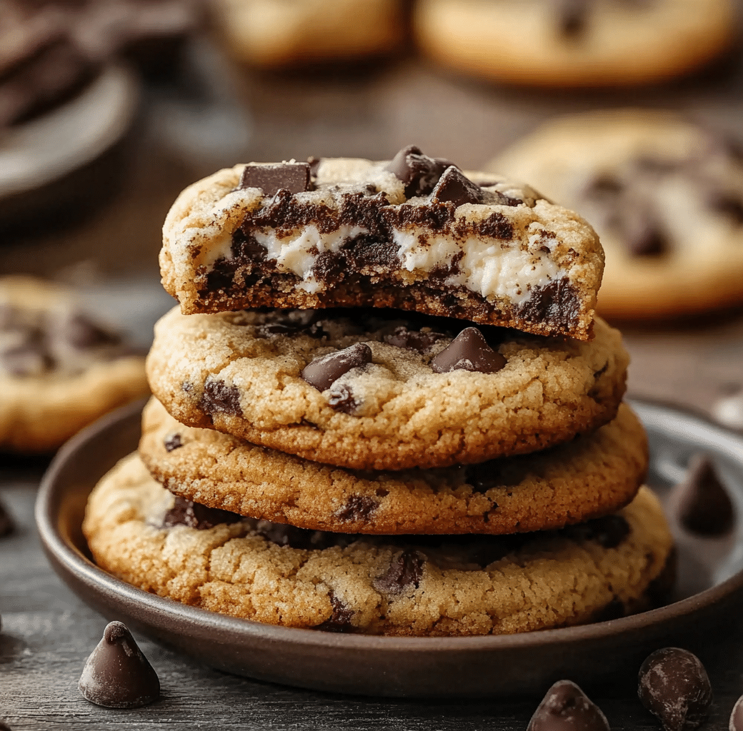 Cheesecake Chocolate Chip Cookies Preparation Image
