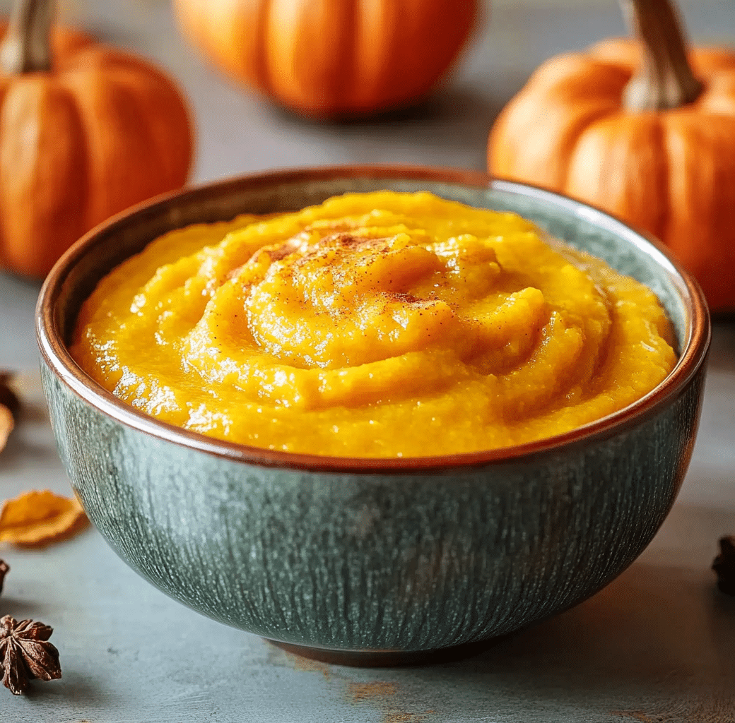 Pureed Pumpkin Ready to Use