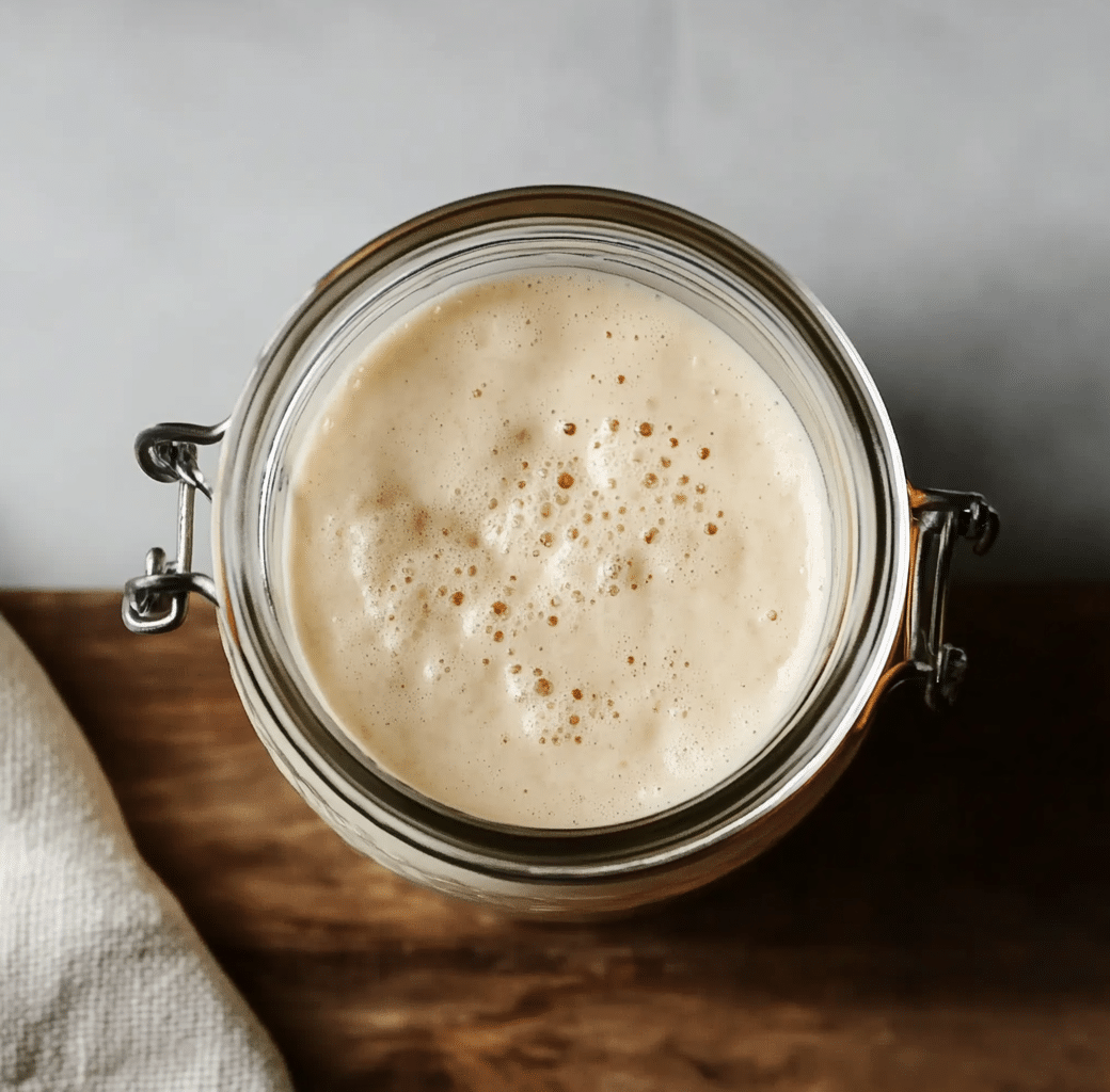 Easy Sourdough Starter Recipe for Homemade Bread 6 Cooking Process