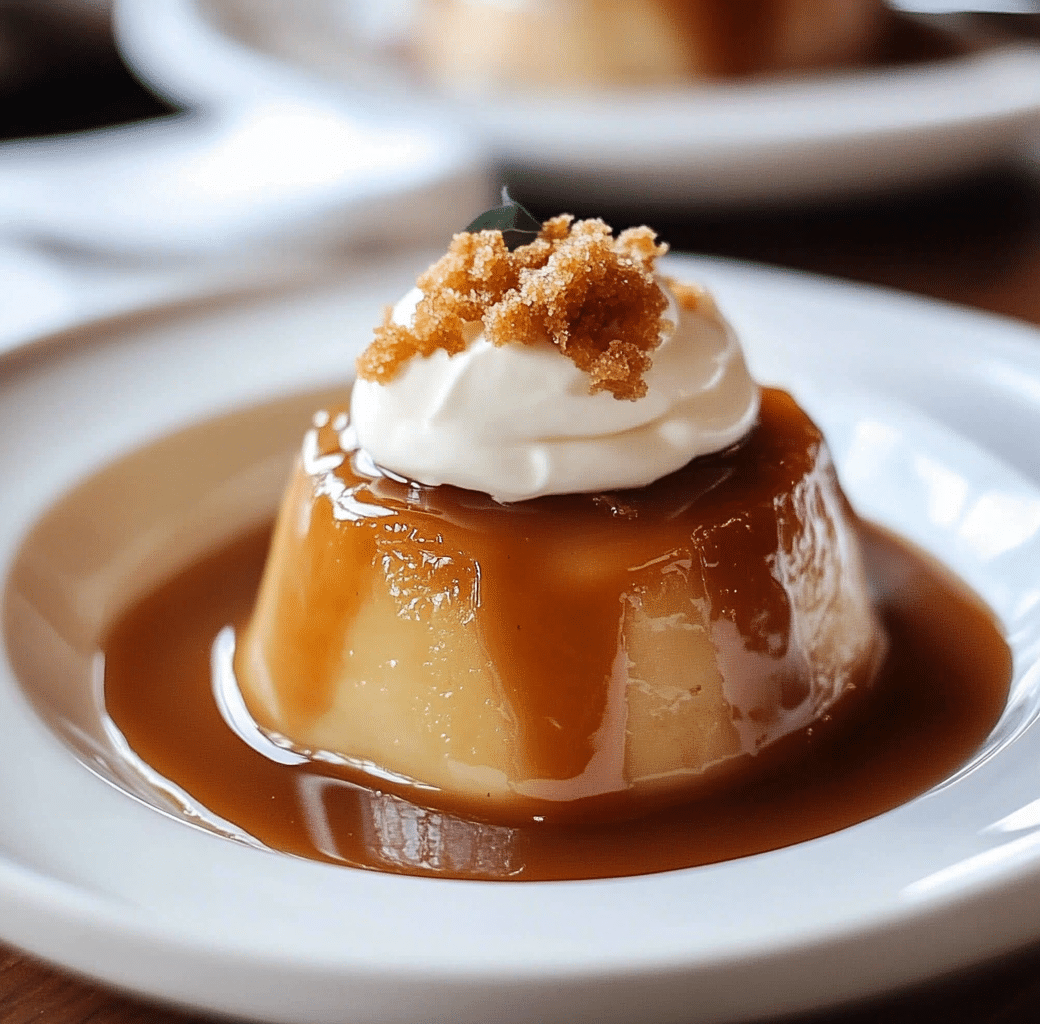 Self-Saucing Butterscotch Pudding Cooking Process