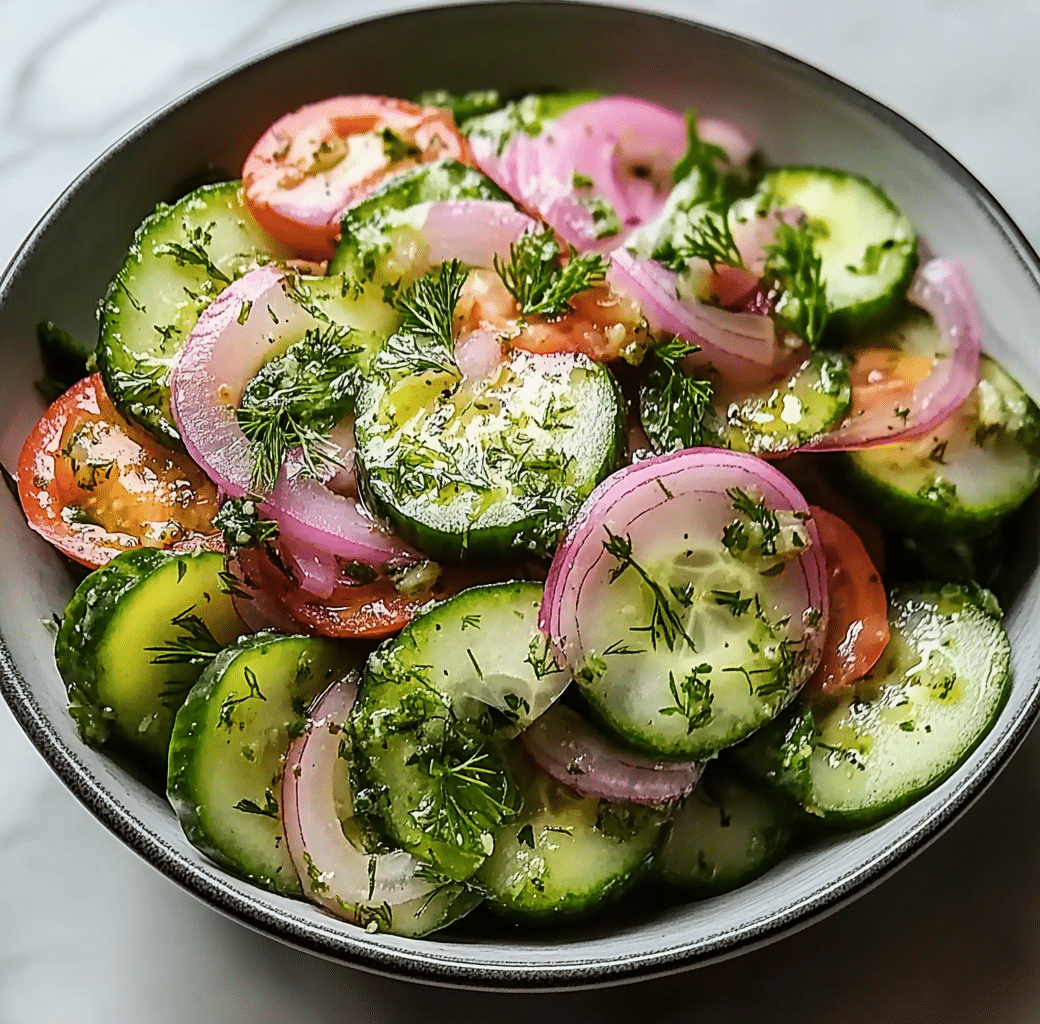 Refreshing Cucumber Salad Recipe for Summer 6 Cooking Process