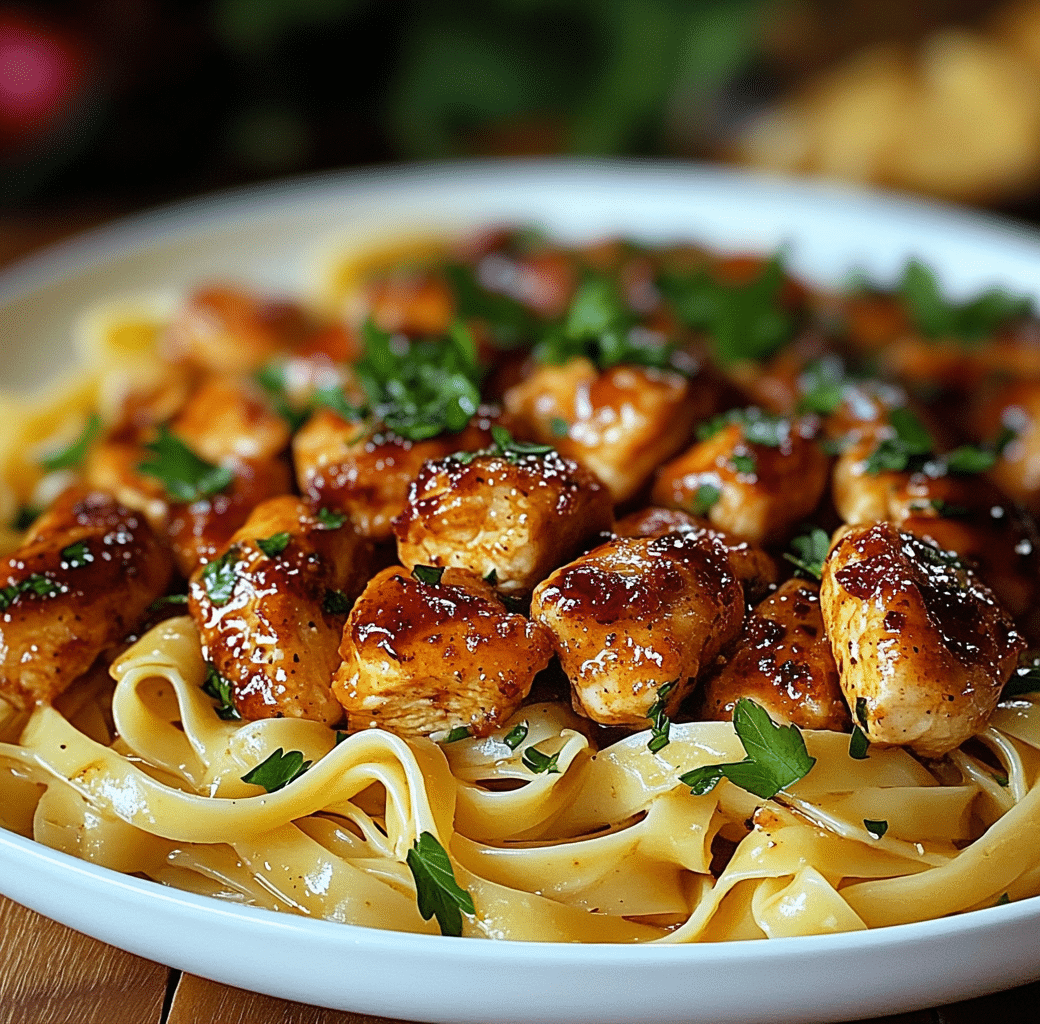 One-Pot Spicy Cajun Honey Butter Chicken Pasta Recipe 6 Cooking Process
