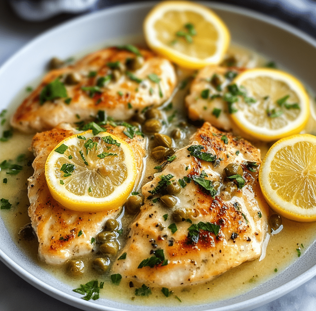 Easy Chicken Piccata with Lemon Sauce Recipe 4 Serving Suggestion