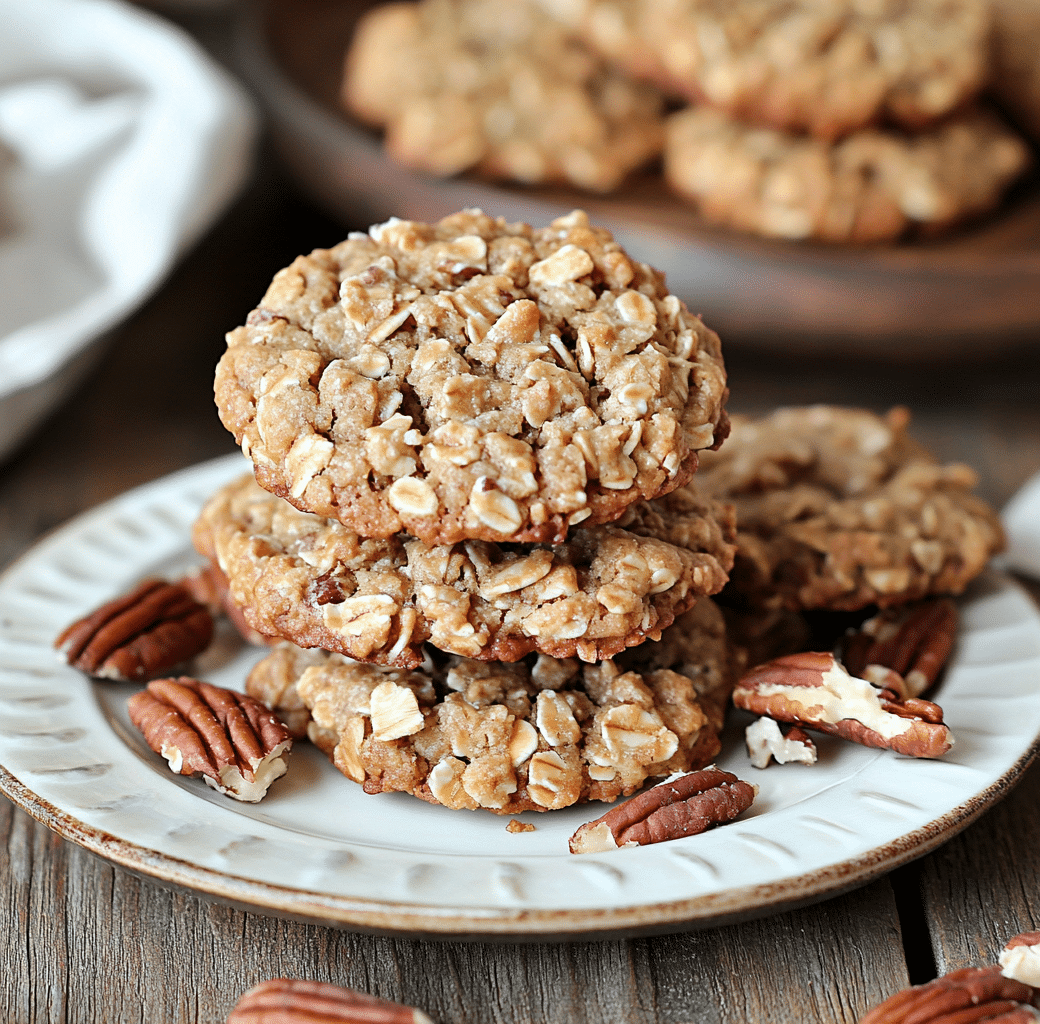 Delicious Oatmeal Coconut Pecan Cookies Recipe 4 Serving Suggestion
