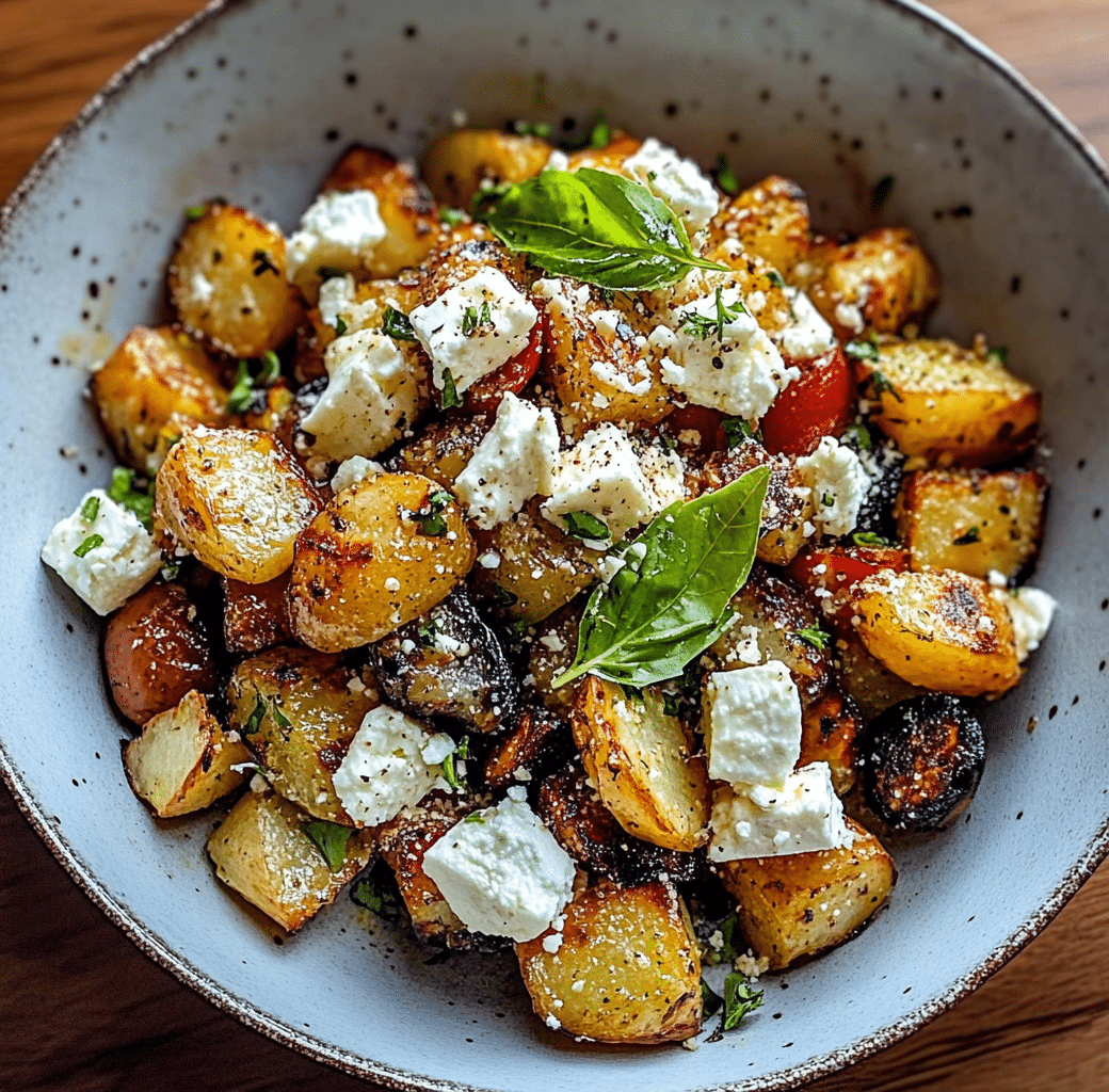 Delicious Baked Feta Potatoes Recipe 5 Recipe Introduction Image