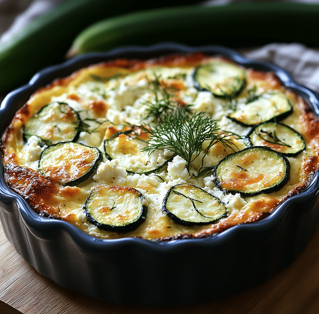 Zucchini Feta Cottage Cheese Bake Recipe 5 Recipe Introduction Image