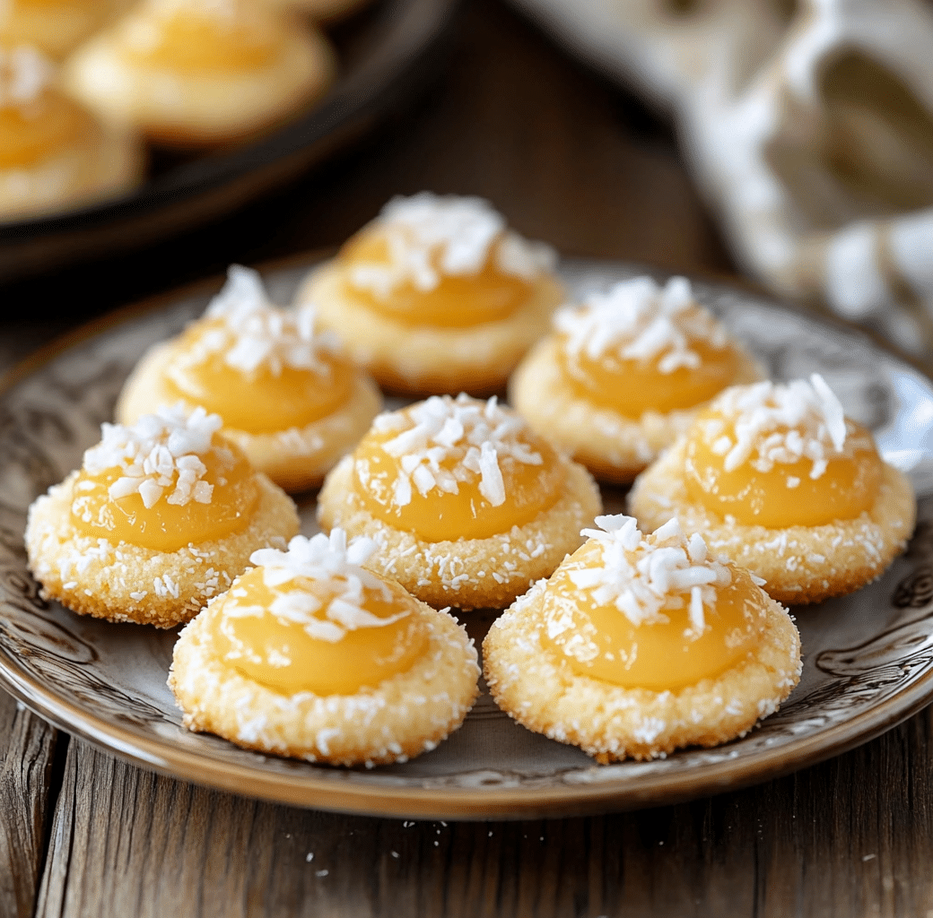 Tropical Delight: Pineapple Coconut Thumbprint Cookies 5 Recipe Introduction Image