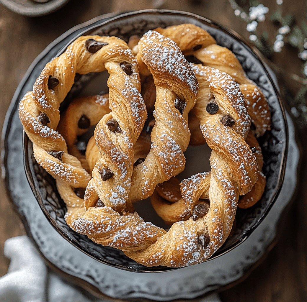 Delicious Chocolate Chip Cookie Dough Twists 5 Recipe Introduction Image