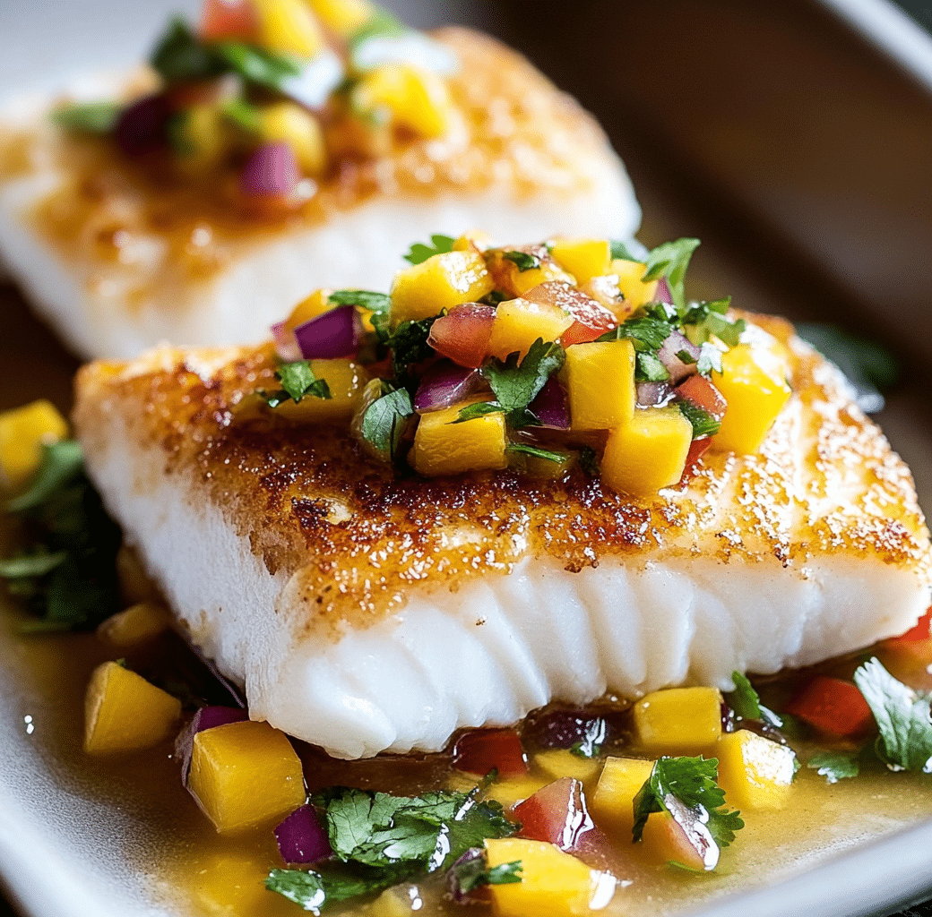 Tropical Coconut Crusted Fish with Mango Salsa Delight 5 Recipe Introduction Image
