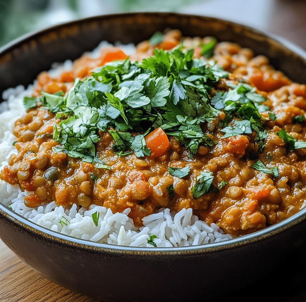 Delicious Lentil Curry: A Nutritious Comfort Dinner 5 Recipe Introduction Image