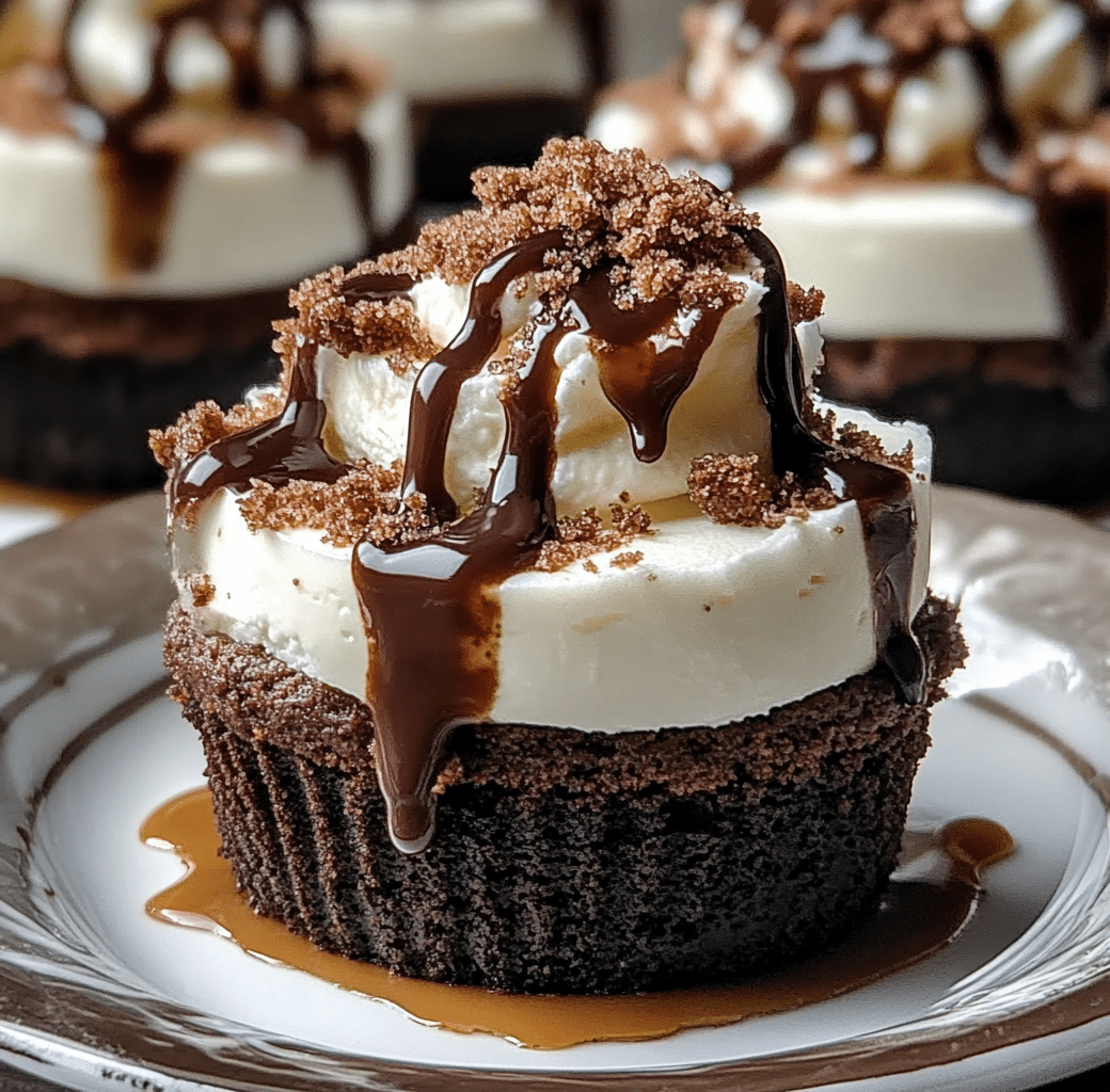 Loaded Brownie Cheesecake Cups: The Ultimate Dessert Indulgence 5 Recipe Introduction Image