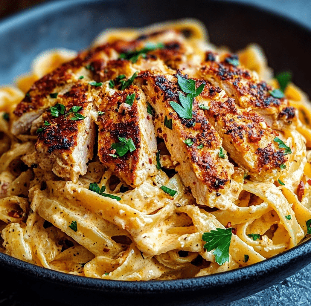 Delicious Creamy Cajun Chicken Pasta Recipe 5 Recipe Introduction Image