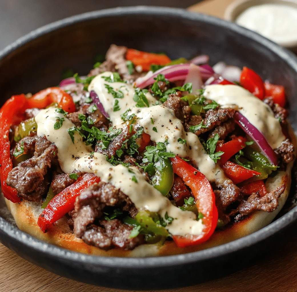 Delicious Philly Cheesesteak Bowl Recipe 6 Cooking Process