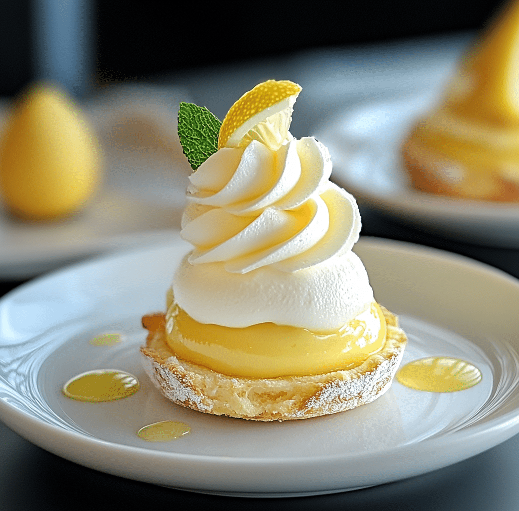 Indulgent Light Choux Pastries Filled with Lemon Cream 6 Cooking Process