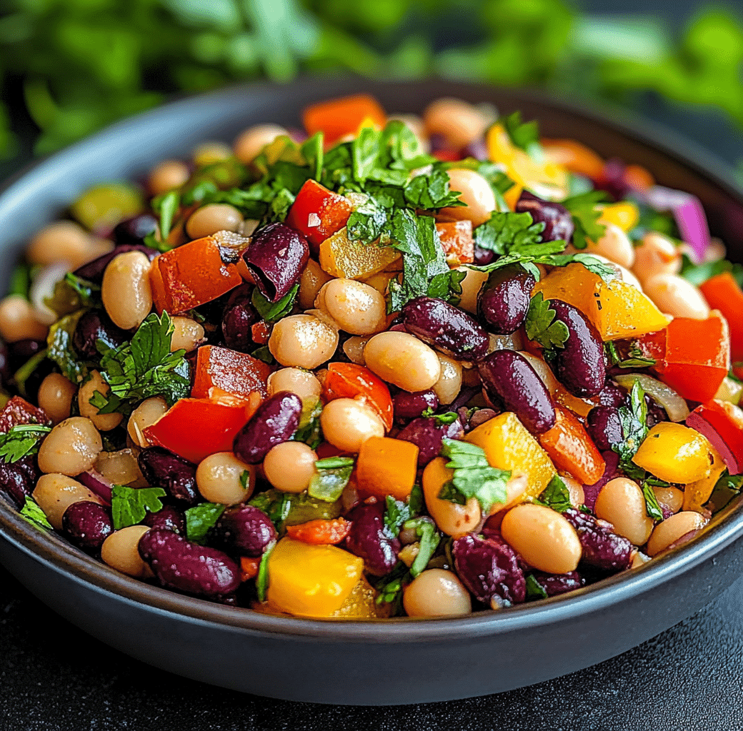 Delicious Rainbow Bean Salad Recipe 6 Cooking Process