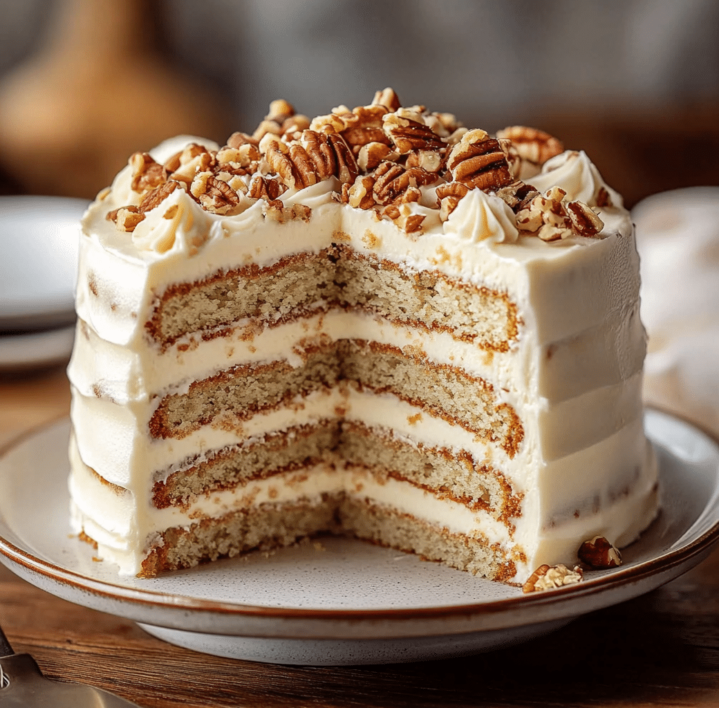 Irresistible Butter Pecan Layer Cake Recipe 6 Cooking Process