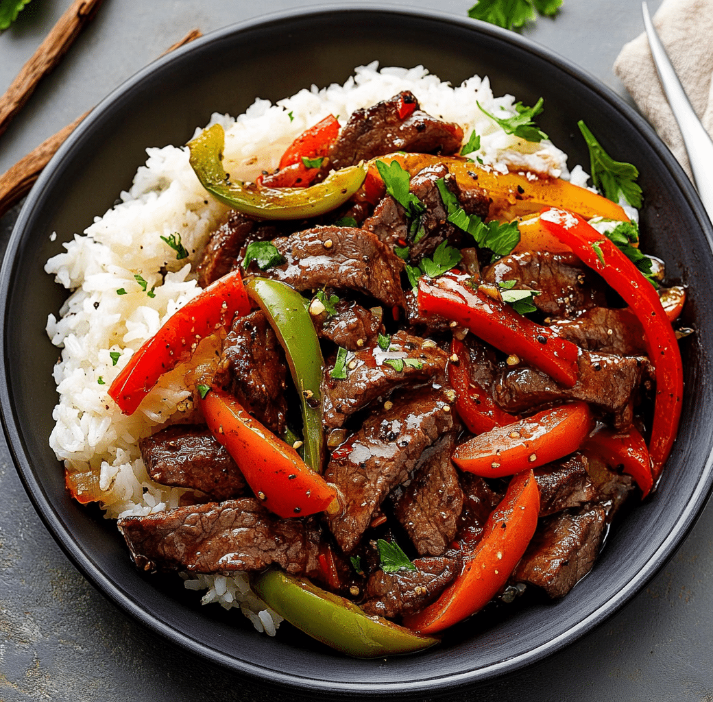 Flavorful Pepper Steak Recipe for Quick Dinners 6 Cooking Process