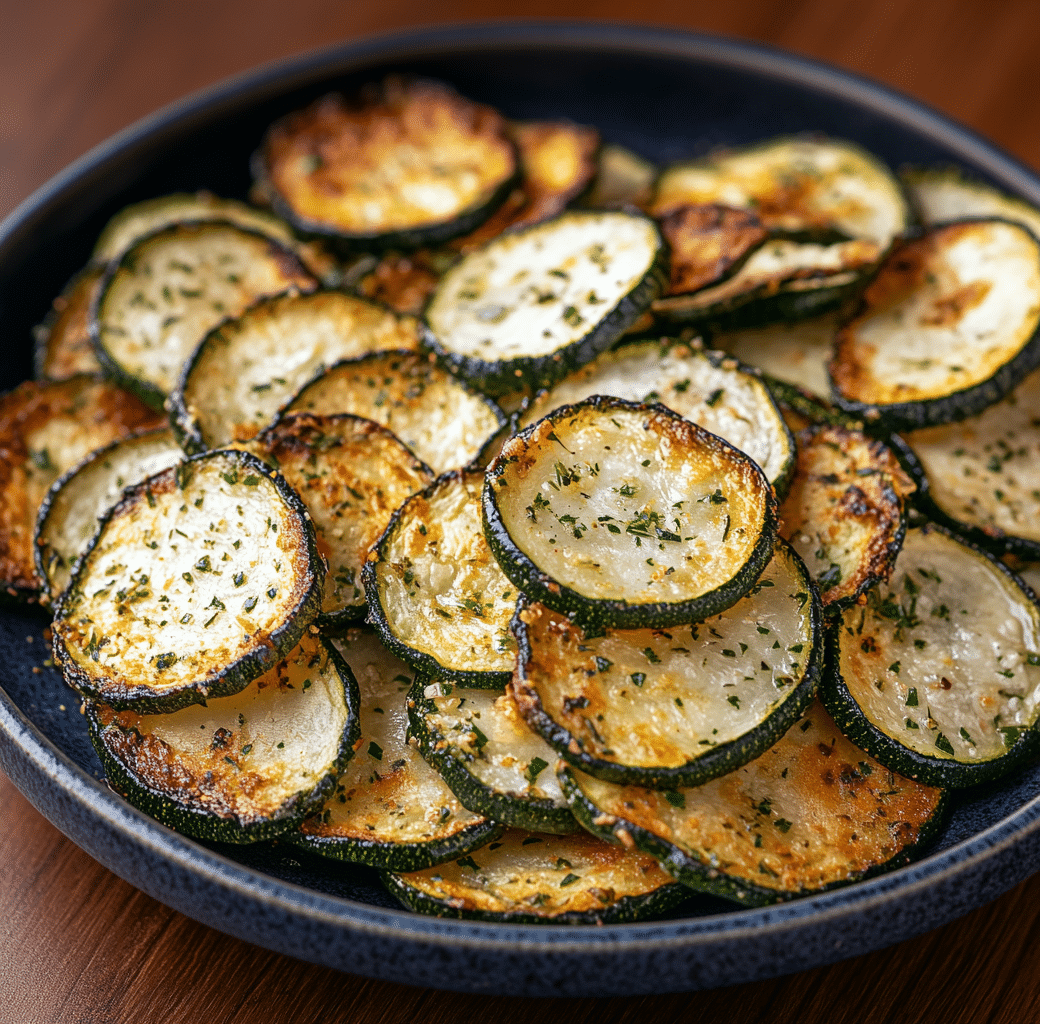 Finished Zucchini Chips