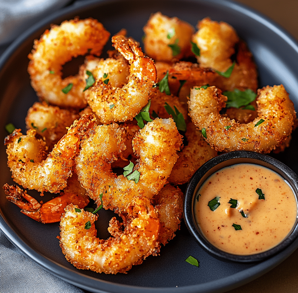 Crispy Air-Fried Shrimp with Sriracha Mayo Delight 6 Cooking Process