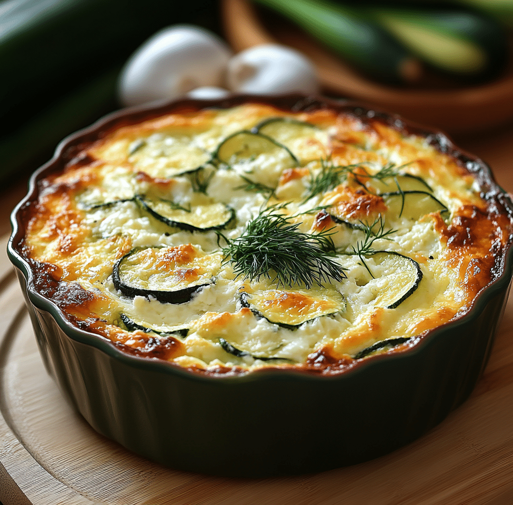 Zucchini Feta Cottage Cheese Bake Recipe 6 Cooking Process