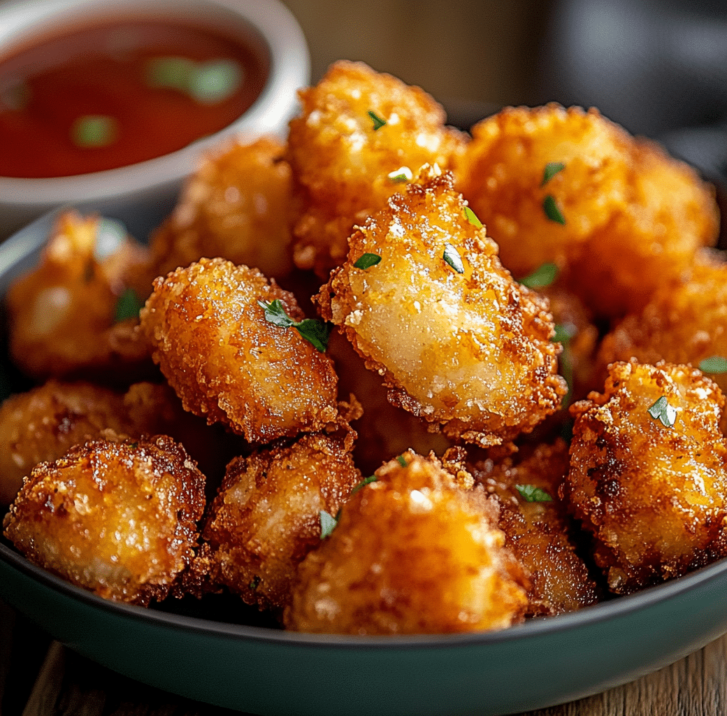 Savory Potato Chip Crusted Popcorn Chicken Nuggets 6 Cooking Process