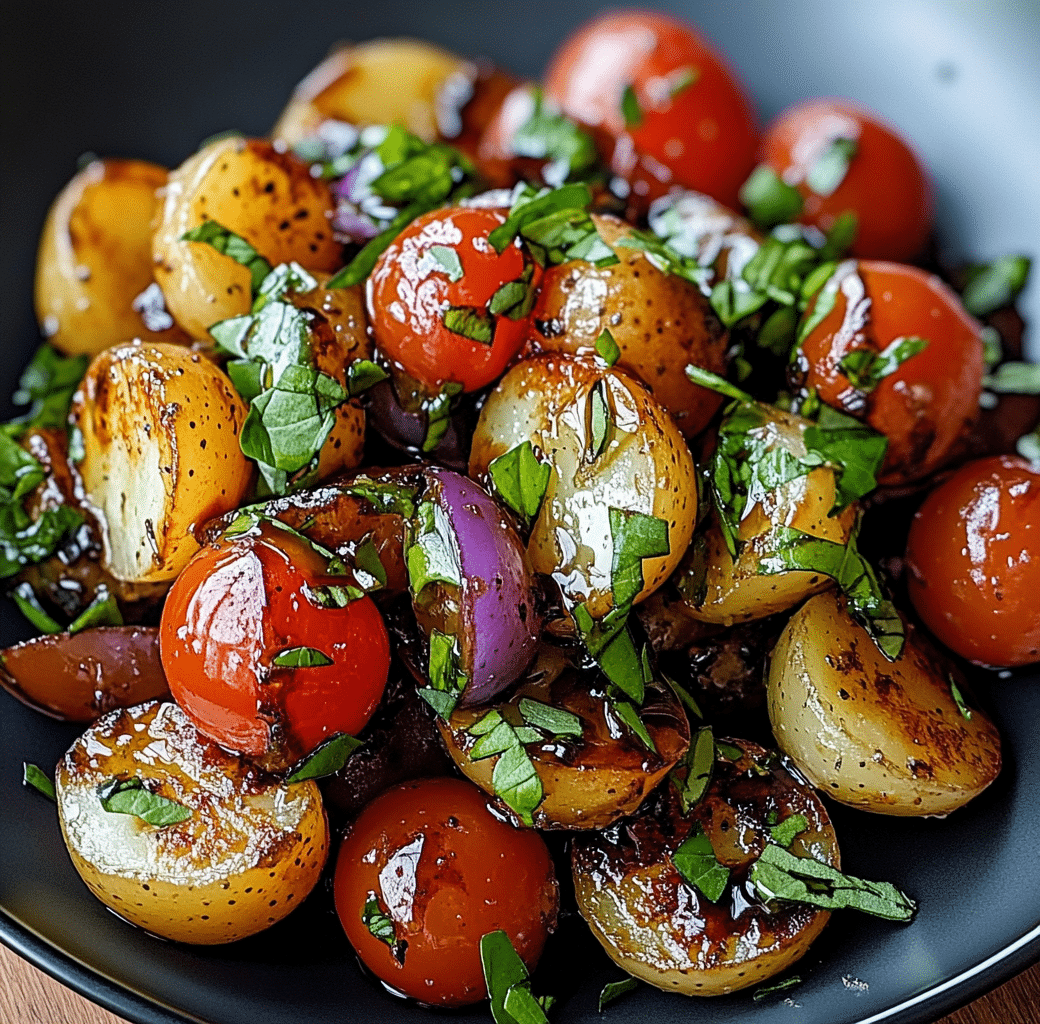 Balsamic Potato Salad: A Flavorful Side Dish 6 Cooking Process