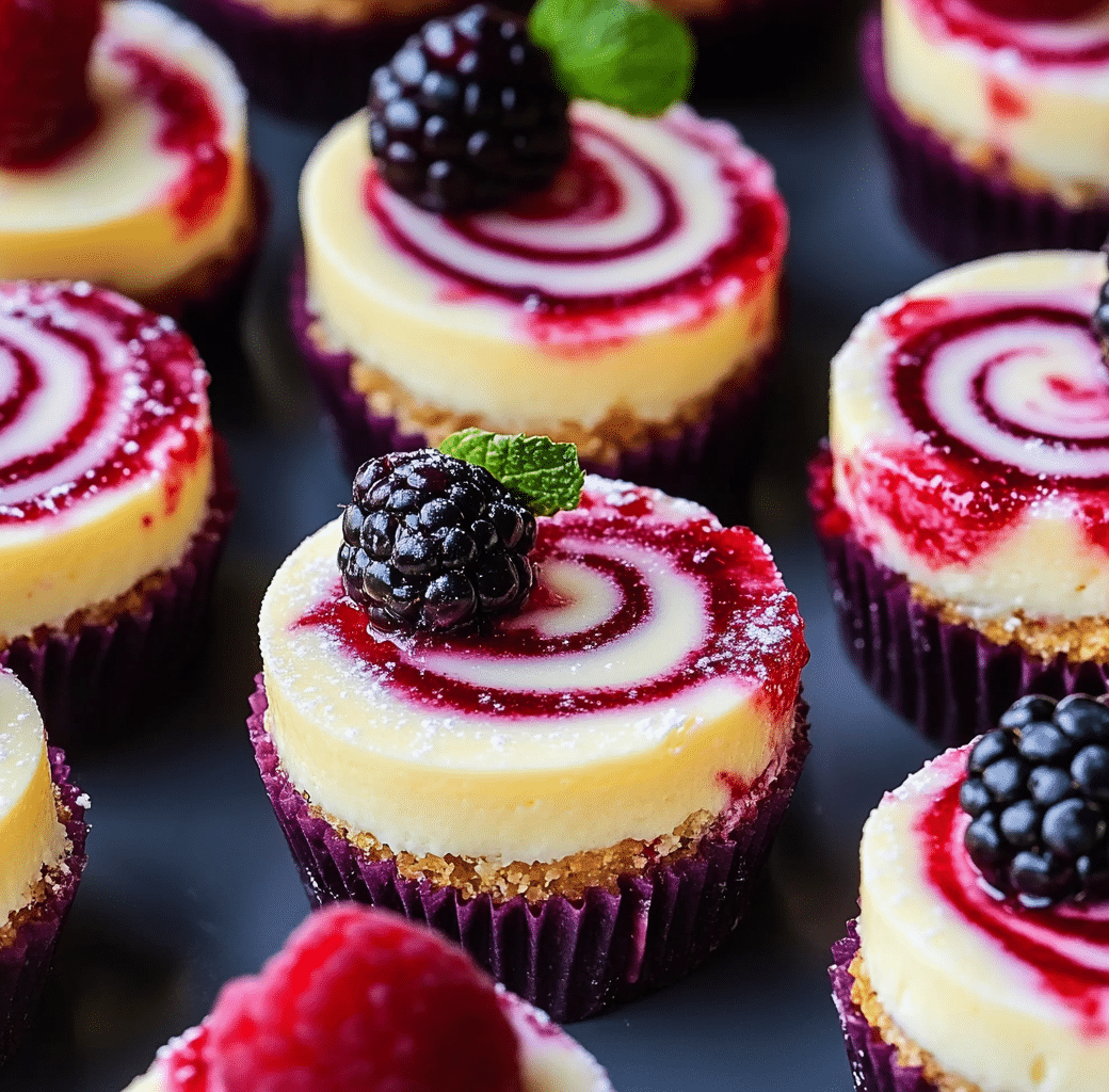 Irresistible Berry Swirl Cheesecake Bites 6 Cooking Process